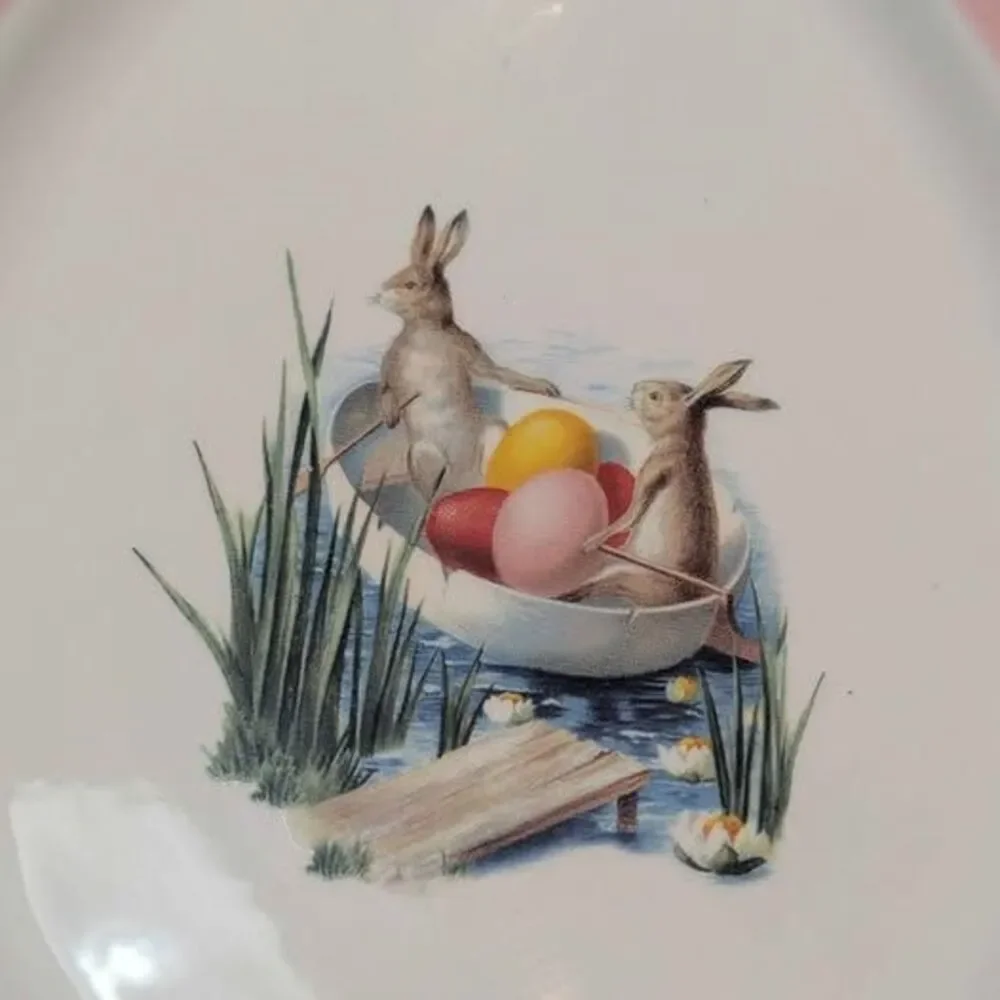 Williams-Sonoma Easter Bunny Nostalgia Plates